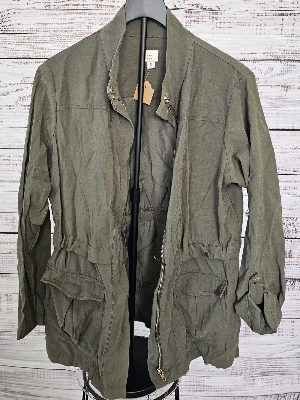 A New Day Olive Green Utility Jacket